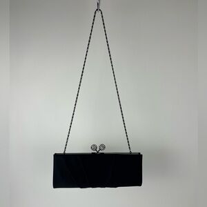 Olga berg rhinestone snap clutch